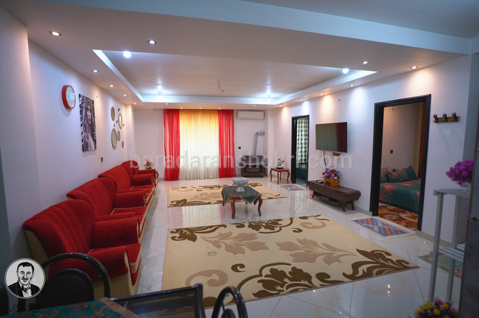 اجاره سالانه آپارتمان 2 خوابه طبقه 2 فریدونکنار کد 855